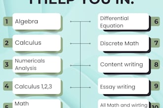 be your math tutor calculus algebra and discrete math