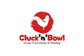 make restaurant serving korean fried chicken logo