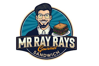 design gourmet sandwiches logo