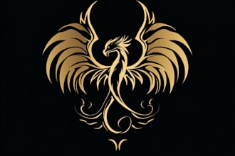 design fantasy game logo with cool unique magic style