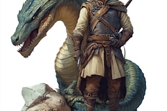 draw your unique dnd character illustration