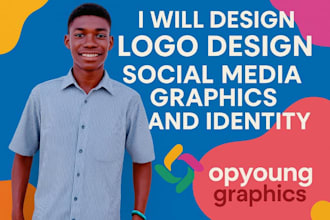 make a creative and clean logo for your brand or startup