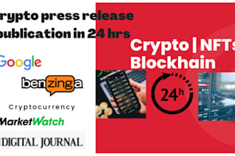 do crypto press release distribution on 400 news sites like digitaljournal