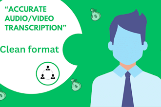 transcript video audio caption in srt format with accuracy