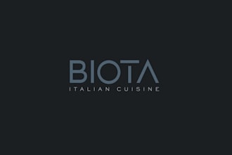 design italian restaurant name logo