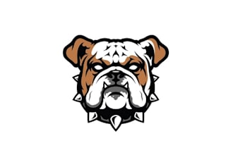 design juggernaut bulldog gym apparel logo