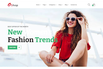 design shopify fashion store clothing website jewelry store fashion website