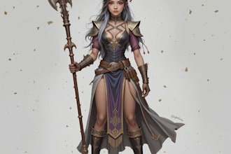 make a dnd character art and dnd character art