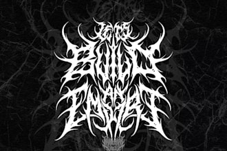 design a logo for your rock or metal band