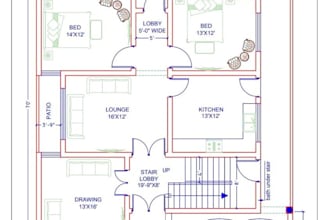 draft autocad 2d architectural floor plan drawing, elevation
