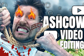 write engaging faceless youtube business video script and faceless video editing