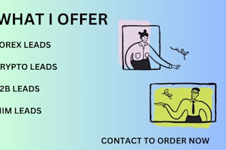provide verified forex, crypto, and b2b leads to boost your conversion