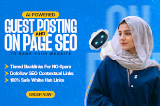 build high da,DR backlinks using ai powered white hat SEO