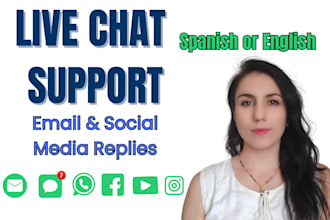 be your customer service support, email, live chat