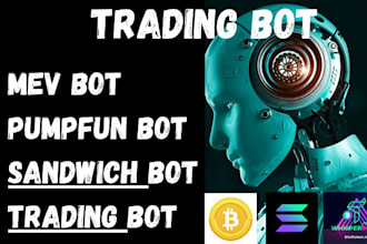 build pumpfun, mev, sandwich, sniper, volume, eth and solana, bot