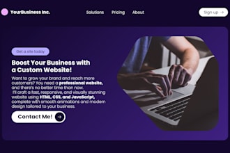 build a fast, responsive HTML5 website with netlify hosting