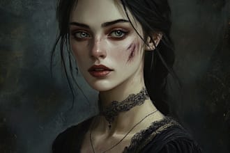 make fantasy horror character and monster art