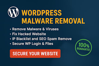 wordpress malware removal, remove virus cleanup with wordpress security