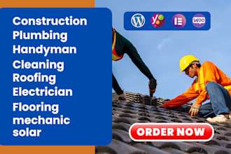 do electrician plumber hvac flooring construction solar company business website