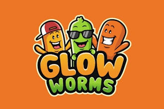 design a custom cartoon character mascot logo for your brand