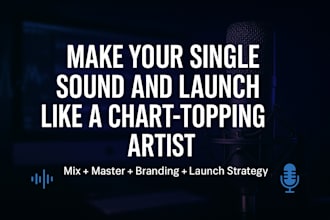do your single sound and release as a chart topping artist