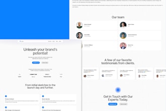 design and build a website in figma and webflow