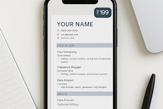 write a professional resume for academic, legal, or government careers