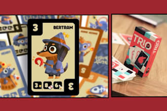 design custom playing cards educational flashcards game adult with mockup