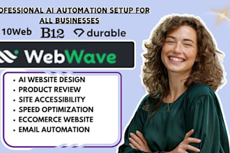 build ai powered websites with durable, b12 ai, weweb, webwave, 10web