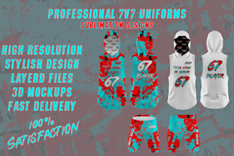 do the 3d uniform mockup or custom mockup