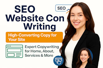 be your specialize in SEO website content writing and website copywriting