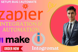 fix setup zapier make integration automation with webhook api integromat stripe