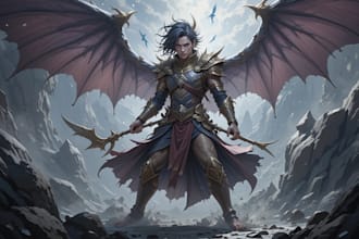 create a dnd art and d and d character for you
