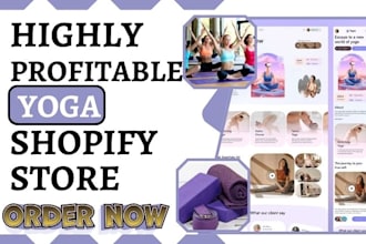 build yoga shopify yoga equipment store medication website fitness yoga website