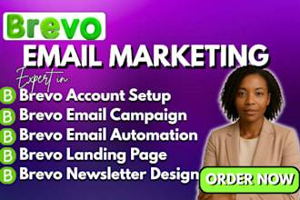 setup and design brevo email marketing campaigns, automation and newsletters