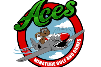 design awesome miniature golf and games logo