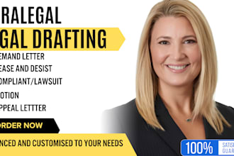 prepare civil lawsuit litigation legal notice dispute letter petition writing