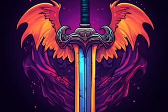 design a custom fantasy, rpg, sci fi animated game logo