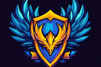 create a custom fantasy, rpg, sci fi animated game logo