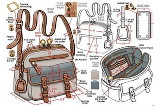 design bag tech pack handbag design tote bag bag tech pack flat sketch purse