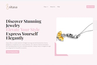 design clean and modern UI UX for your website or app