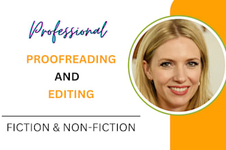 provide proofreading and editing, line and copy editing