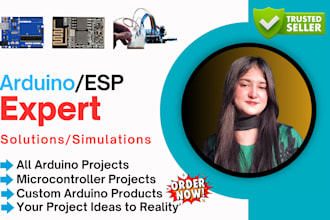 do urgent arduino, stm32, esp32 programming, iot projects simulations fast tasks