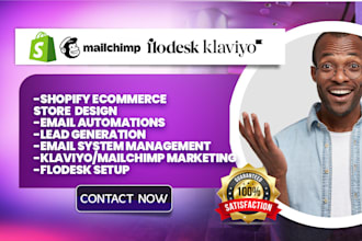 setup convertkit mailchimp klaviyo shopify flodesk email campaign automations