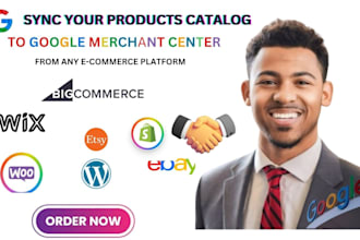 sync your product catalog to gmc  account from any ecommerce platform or website