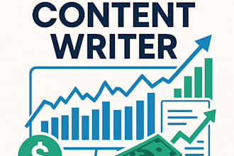 write informative and SEO friendly finance, stocks and investment articles