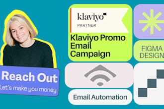 klaviyo email marketing, klaviyo flows, klaviyo email design, email template