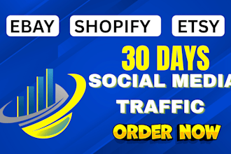 promote your custom ebay shopify etc boost store traffic