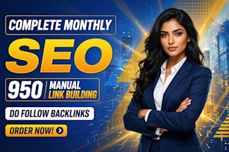 do monthly off page SEO service using authority white hat dofollow backlink