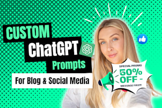 craft ai chatgpt prompts for blog and social media content